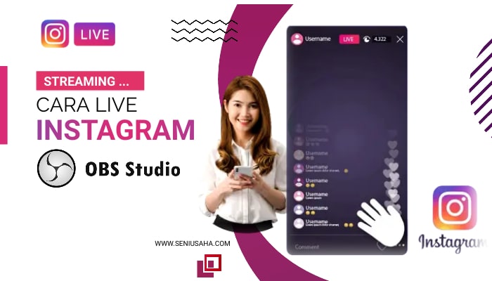 Cara live instagram OBS
