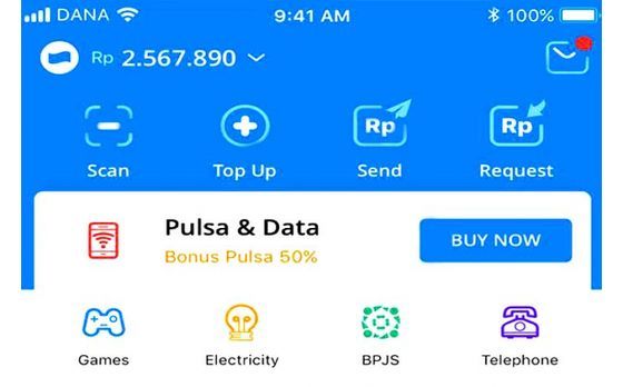cara pinjam uang di Dana